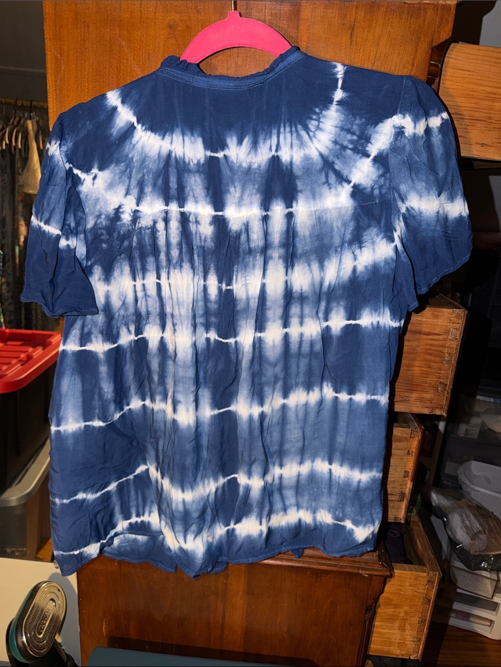 Tie Dyed Design Knox Rose Shirt M - Picture 3 of 3